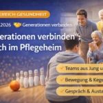 Generationen verbinden“: Besuch im Pflegeheim
